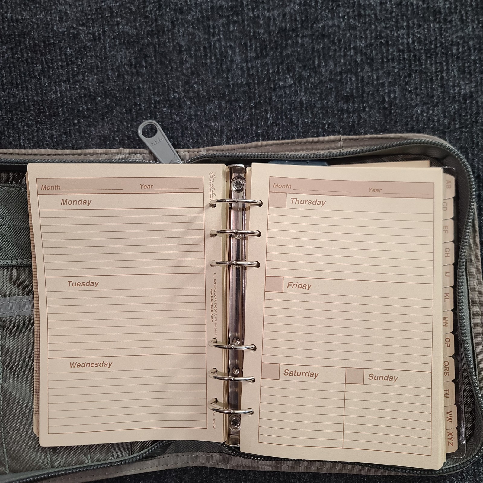 Rite in the Rain Tactical Field Binder Kit ACU Camo U.S. Army Notebook Organizer