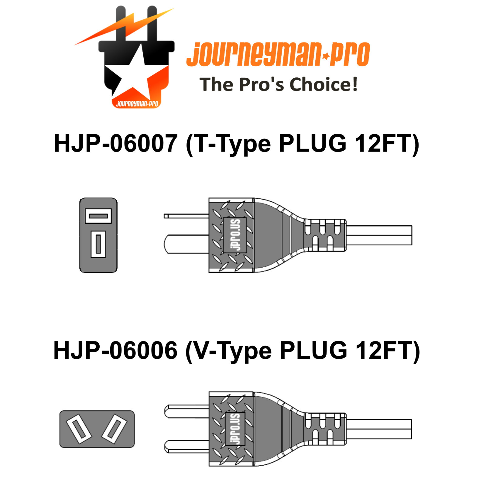 12V DC Battery Generator Charging Cable V-Type 15A 12ft, Fits Predator, Champion