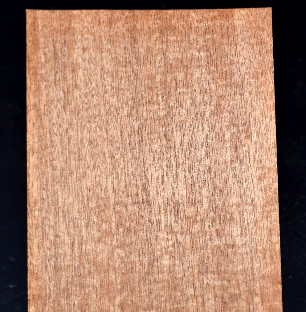 Mahogany Raw Wood Veneer Sheet 5.5 x 28 inches 1/42nd 6602-8