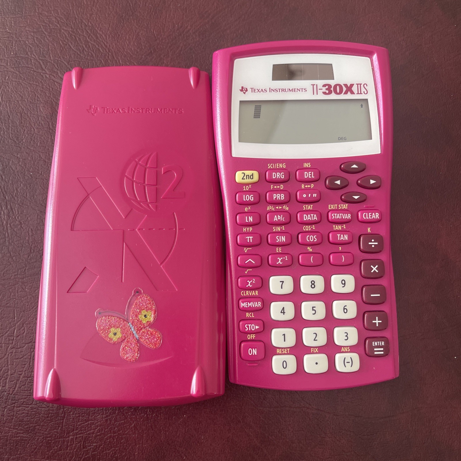 Texas Instruments TI-30X IIS Scientific Calculator – Pink Edition