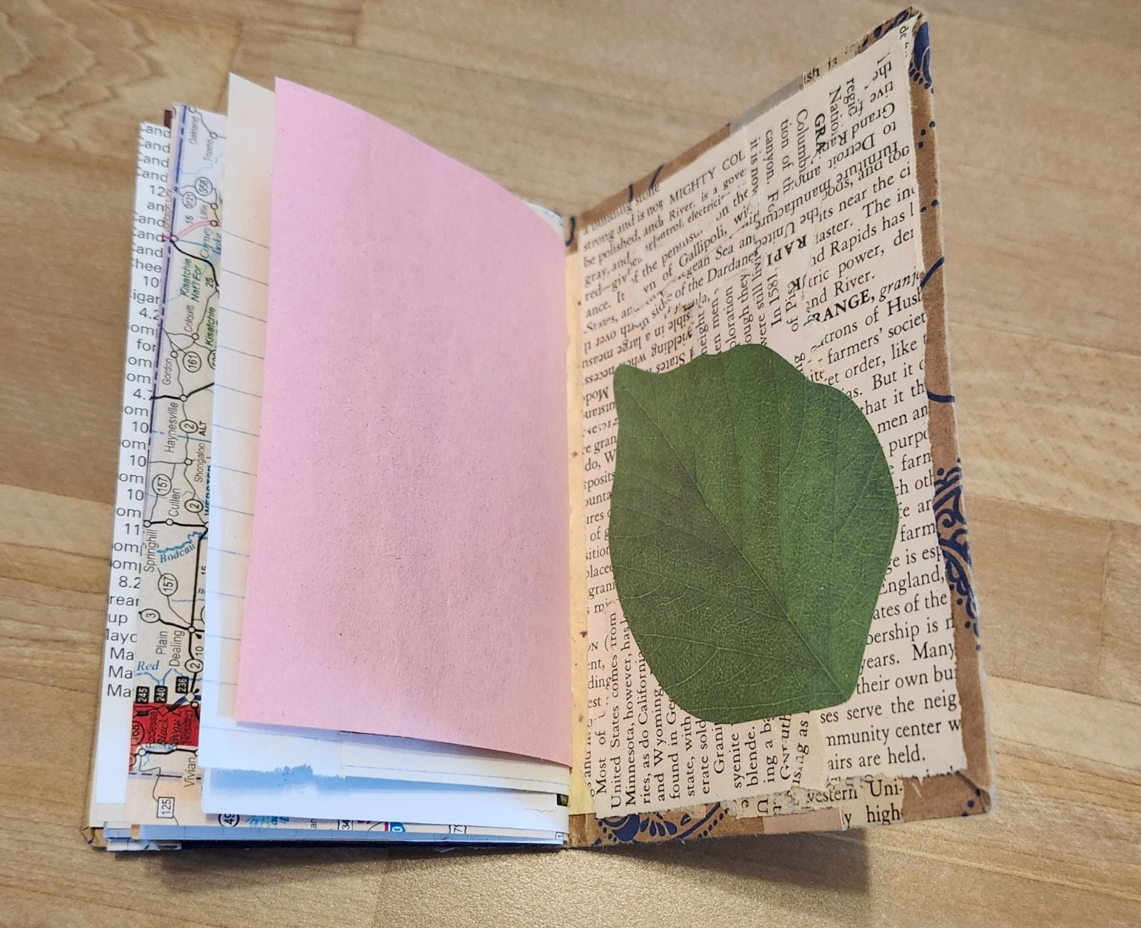 Handmade Junk Journal 56 pages Pocket Notes