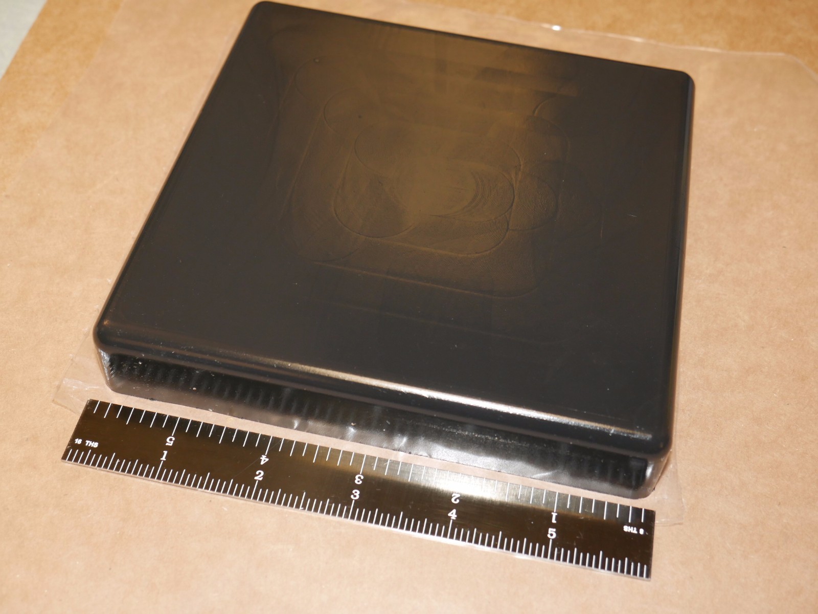 1 HUGE SORBOTHANE PAD 6x6x1in 150x150x25mm 150mm 6in SQUARE VIBRATION CONTROL