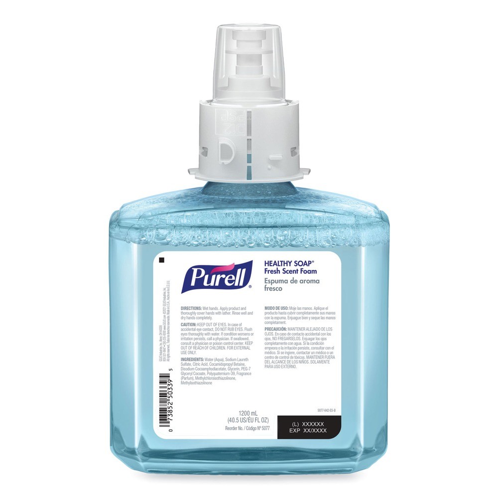 PURELL 507702 1200 mL HEALTHY SOAP Foam Refill – Cranberry Scent (2/Carton) New