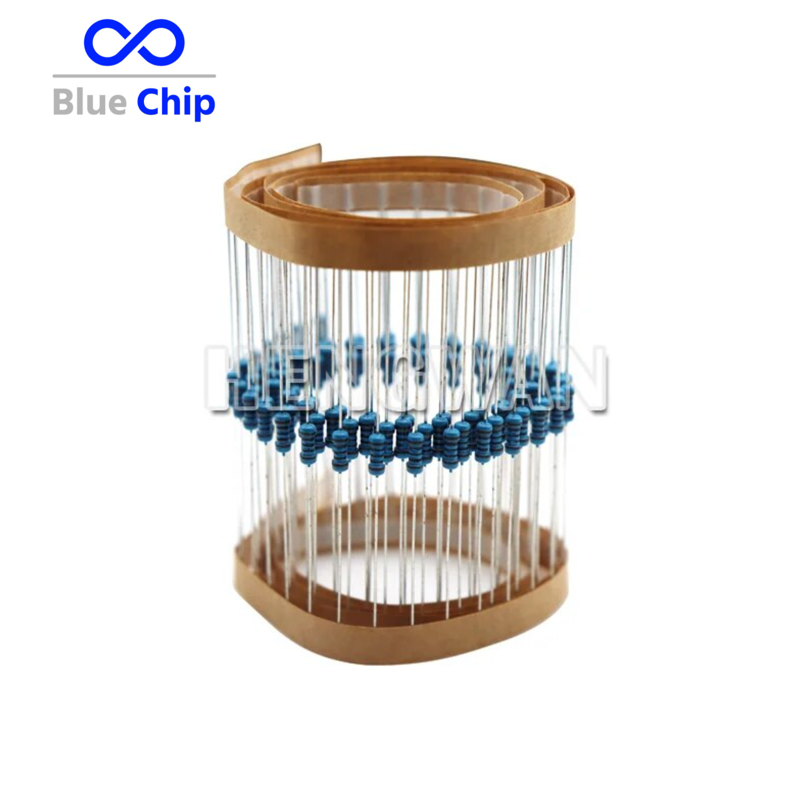 100 Pcs 1/4W 0.25W Metal Film Resistor 1% 189 values available 0 ohm to 22M ohm