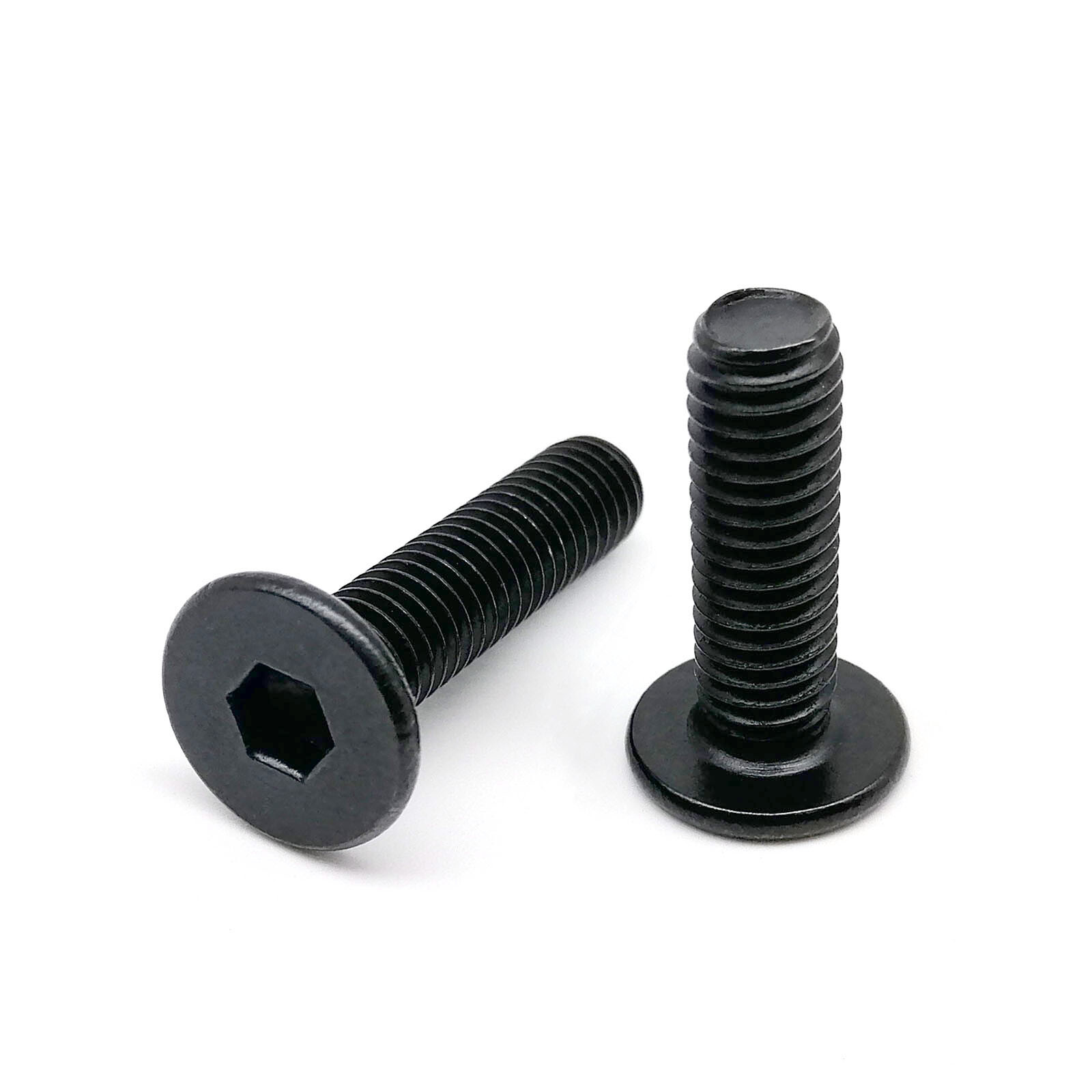 Black Stainless Steel Hexagon Hex Socket Ultra Thin Flat Wafer Head Screw Bolt