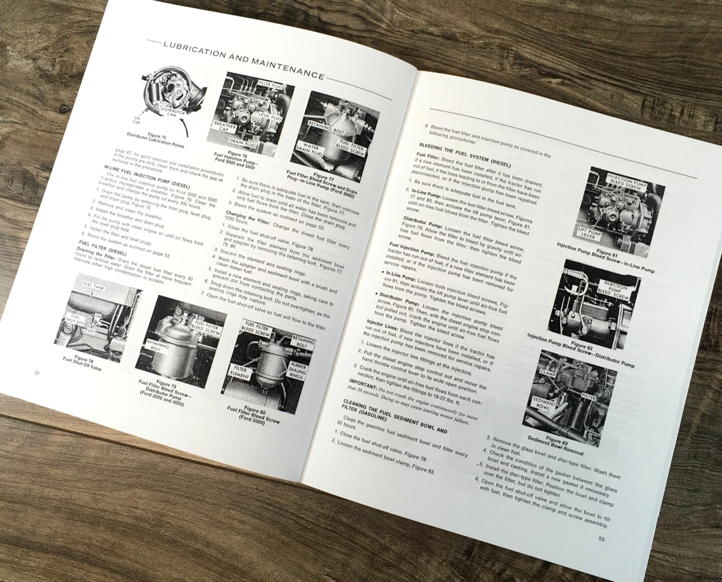 Ford 2000 3000 4000 5000 Tractor Operators Owners Manual All Purpose Lcg W/ Log