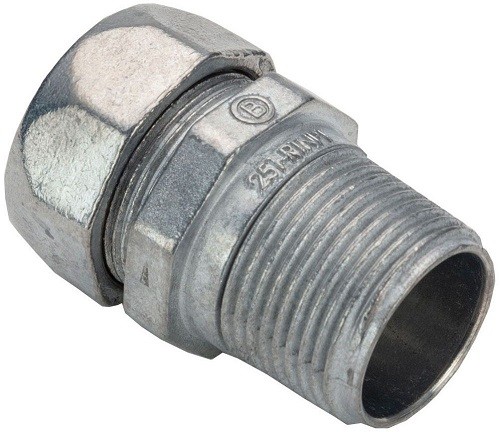 Bridgeport 251-RTNPT 3/4″ Npt EMT Hub Connector – 1EA