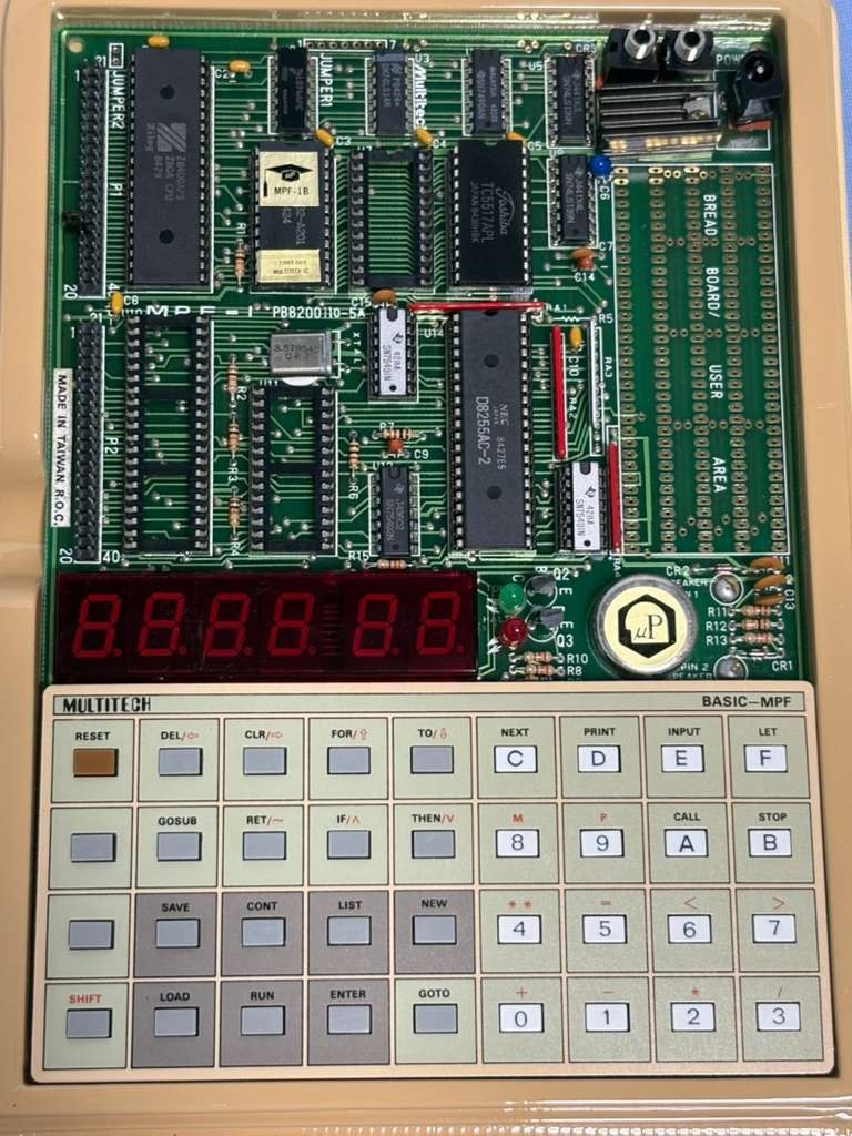 Multitech Industrial Corporation Micro-Professor Single Board Computer MPF-1B