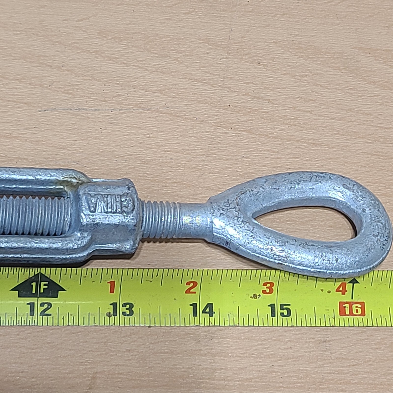 Galvanized Turnbuckle 1/2″ x 16″ Eye-Eye Turnbuckle Forged HDG Cable Rigging