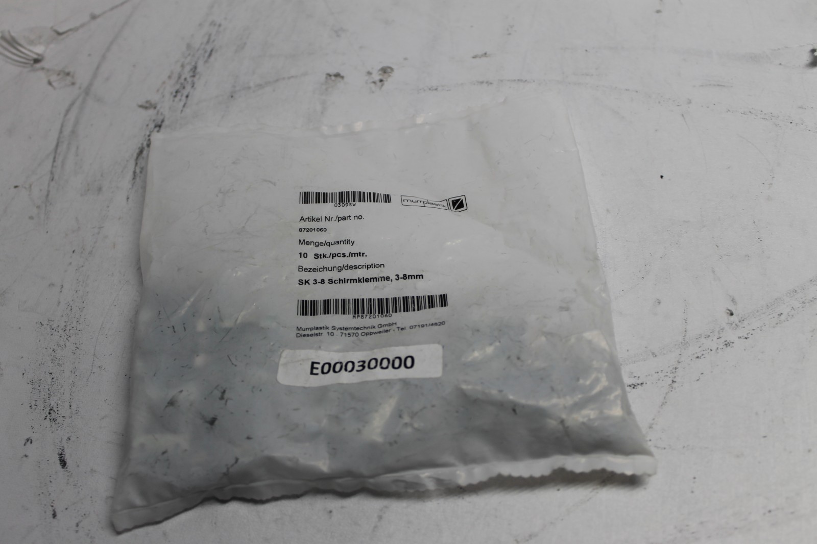 New Bag of 10 Murrplastic 87201060