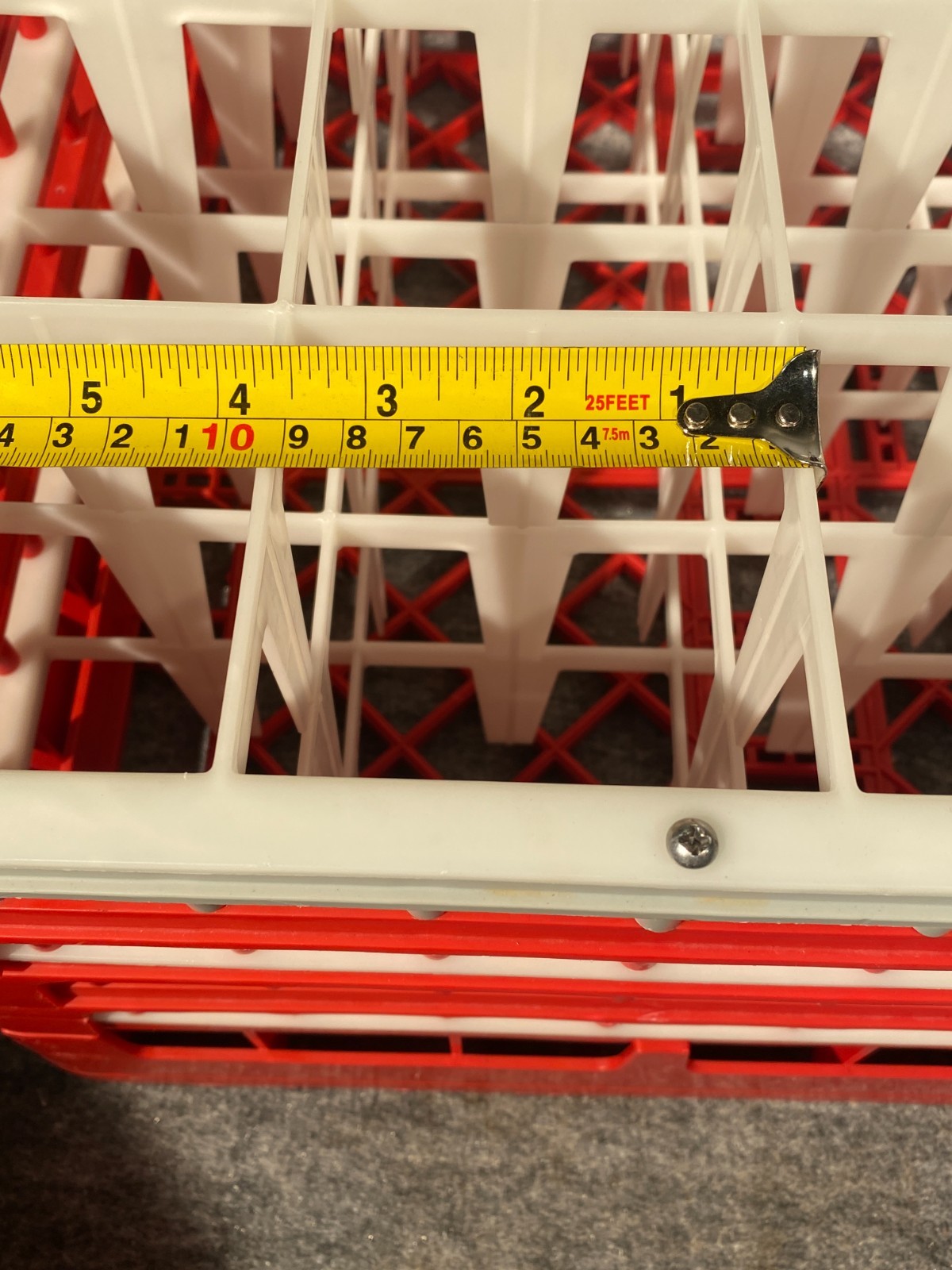 Vollrath Plastic 25 Comp Dishwasher Glass Rack Height 8.5″ WINE