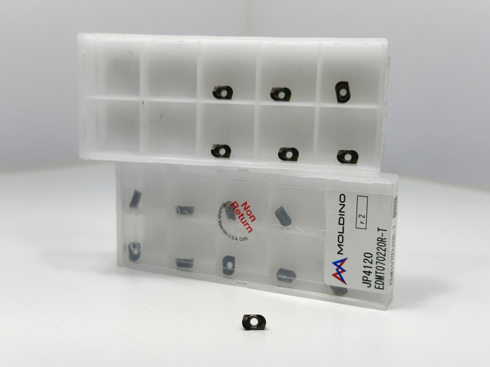 MOLDINO EDMT070220R-T New Carbide Inserts 160325 Grade JP4120 17pcs