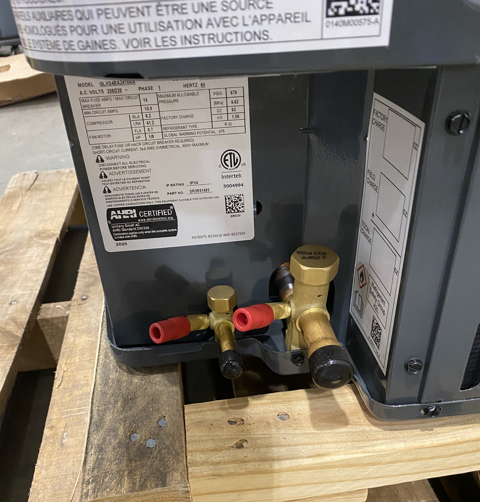 Goodman GLXS4BA2410 2 Ton 14.3 SEER2 Air Conditioner Condenser