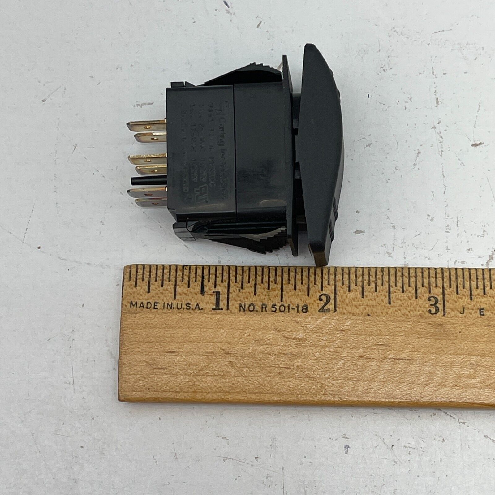 Carling Technologies VJ51-10A Rocker Switch DPDT (ON)OFF(ON) 10A 250VAC 1/2HP