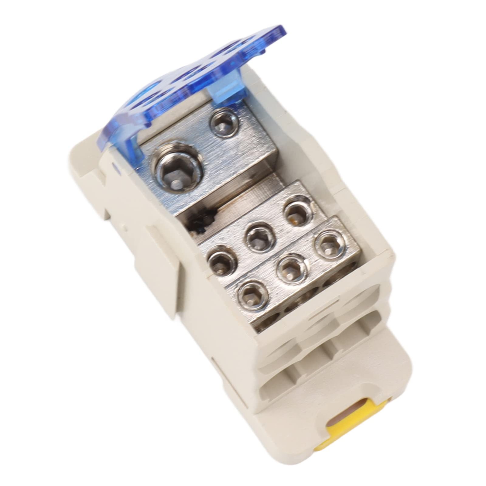 DIN Rail Power Distribution Box, 125A, AC DC 1000V, Terminal Block Connector