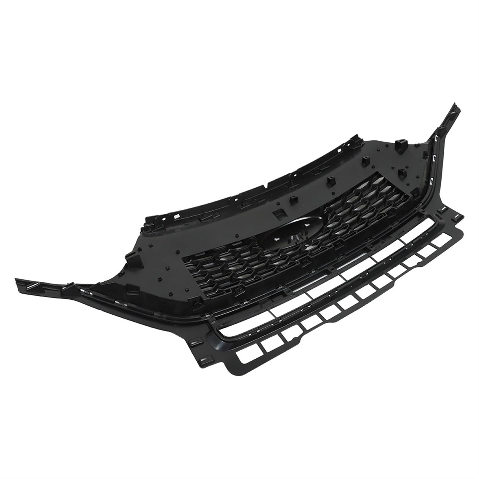 Black Front Bumper Grille Glossy Honeycomb Style Explorer ST 2020 2021 2022