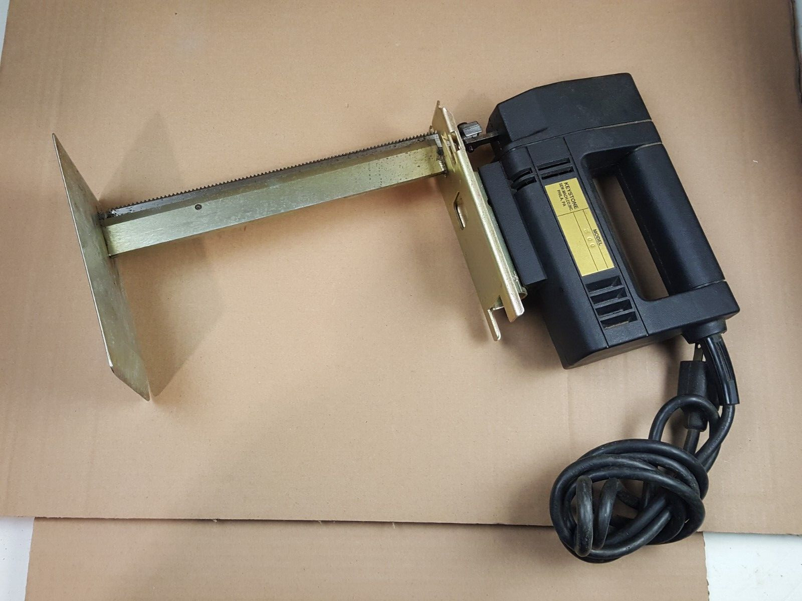 Keystone Sew.Mach. Co. Inc. Phila,PA. Model 300 Foam Cutter Used PLEASE READ