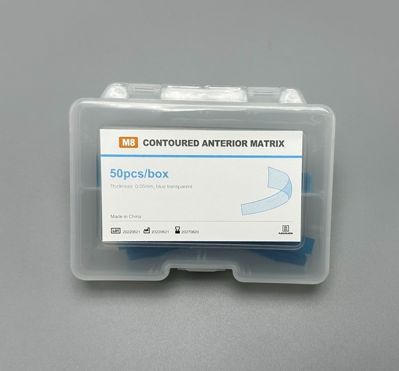 Dental Anterior Restoration Matrix Composite Resin Matrices Blue Strip 50Pcs/box