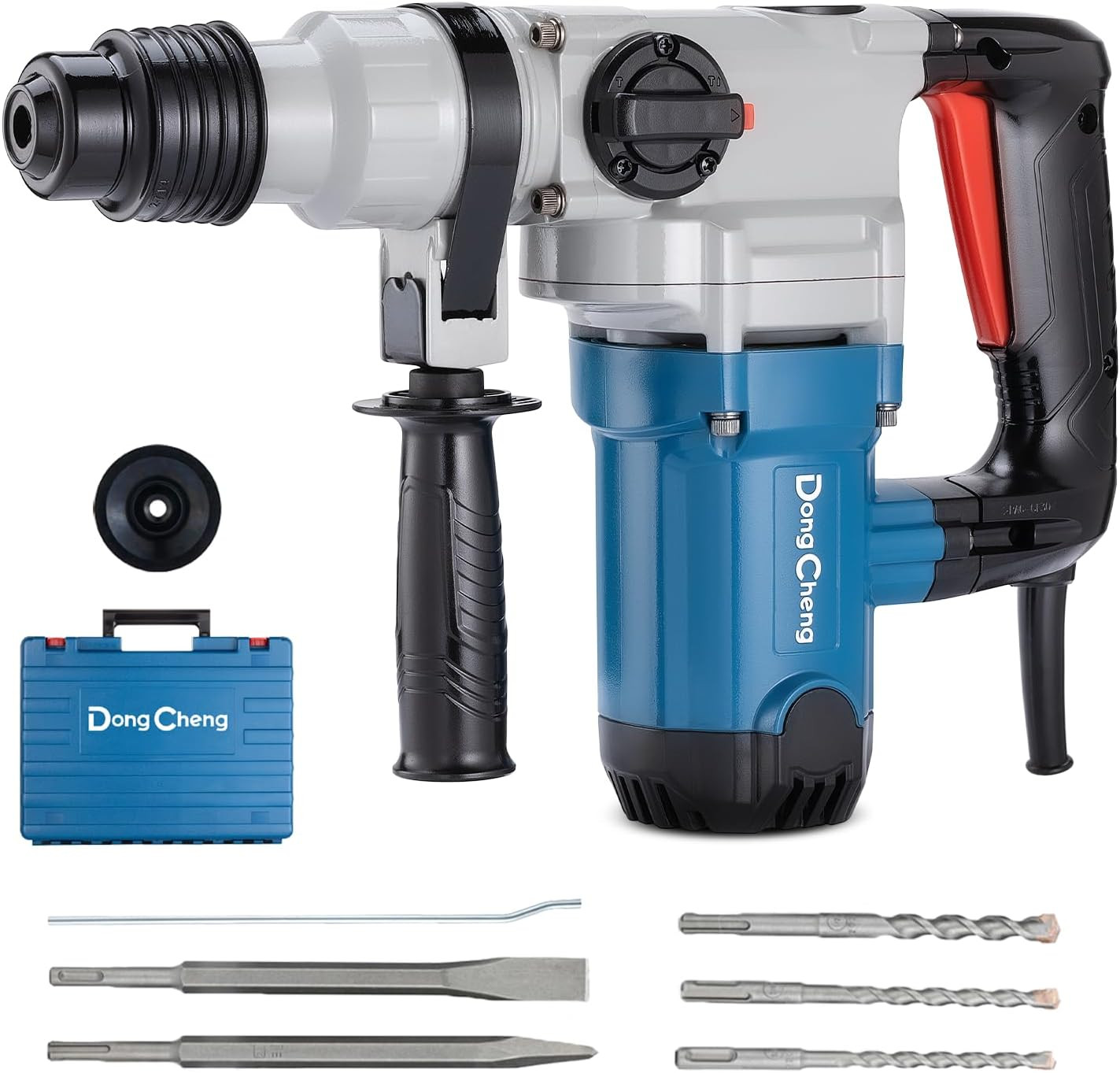 1-1/8 Inch Sds-Plus Rotary Hammer Drill with Safety Clutch, 9.2 Amp Heavy Duty C