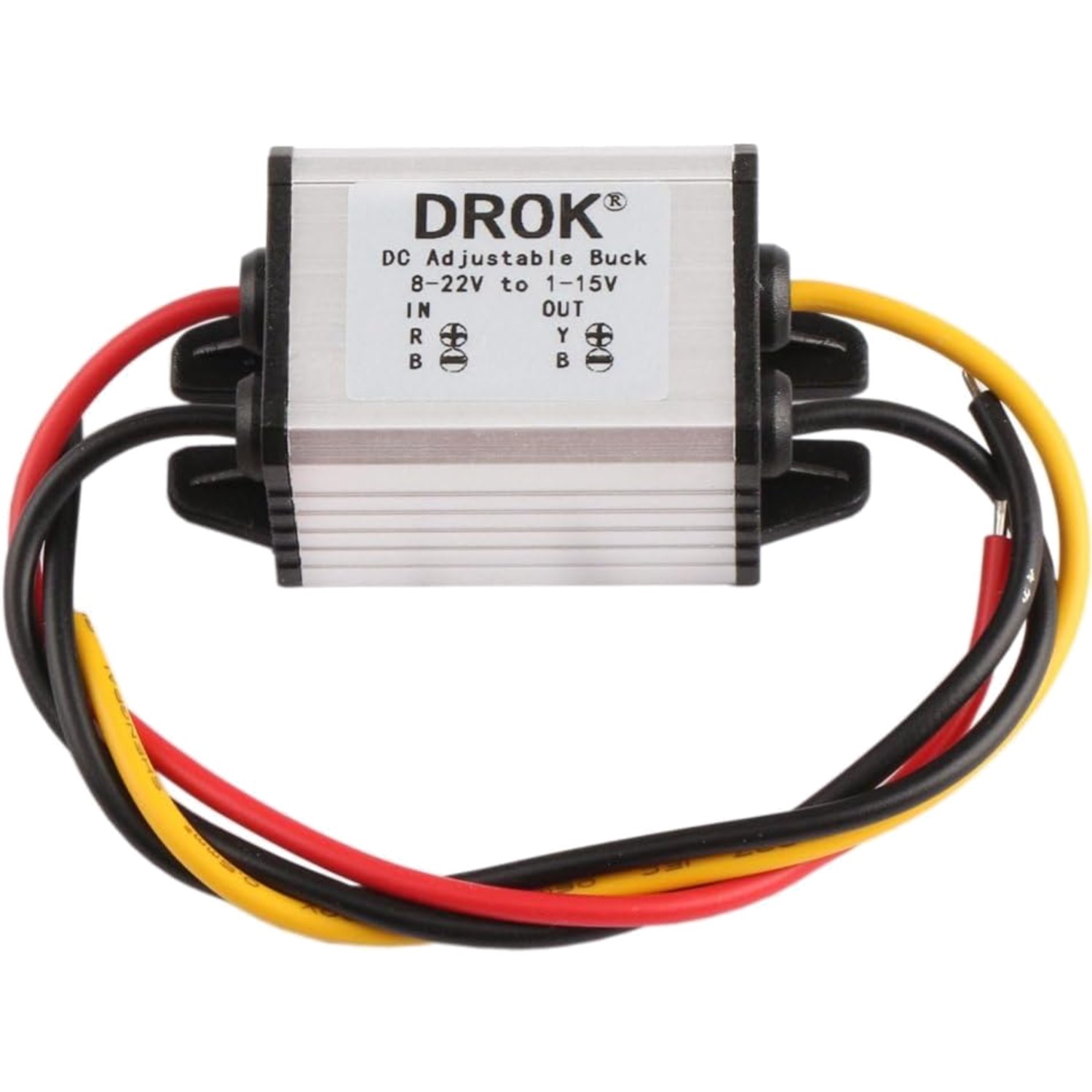 5V DC Converter, 2pcs Waterproof DC Buck Converter 8V-22V 12 V Step Down to 3…