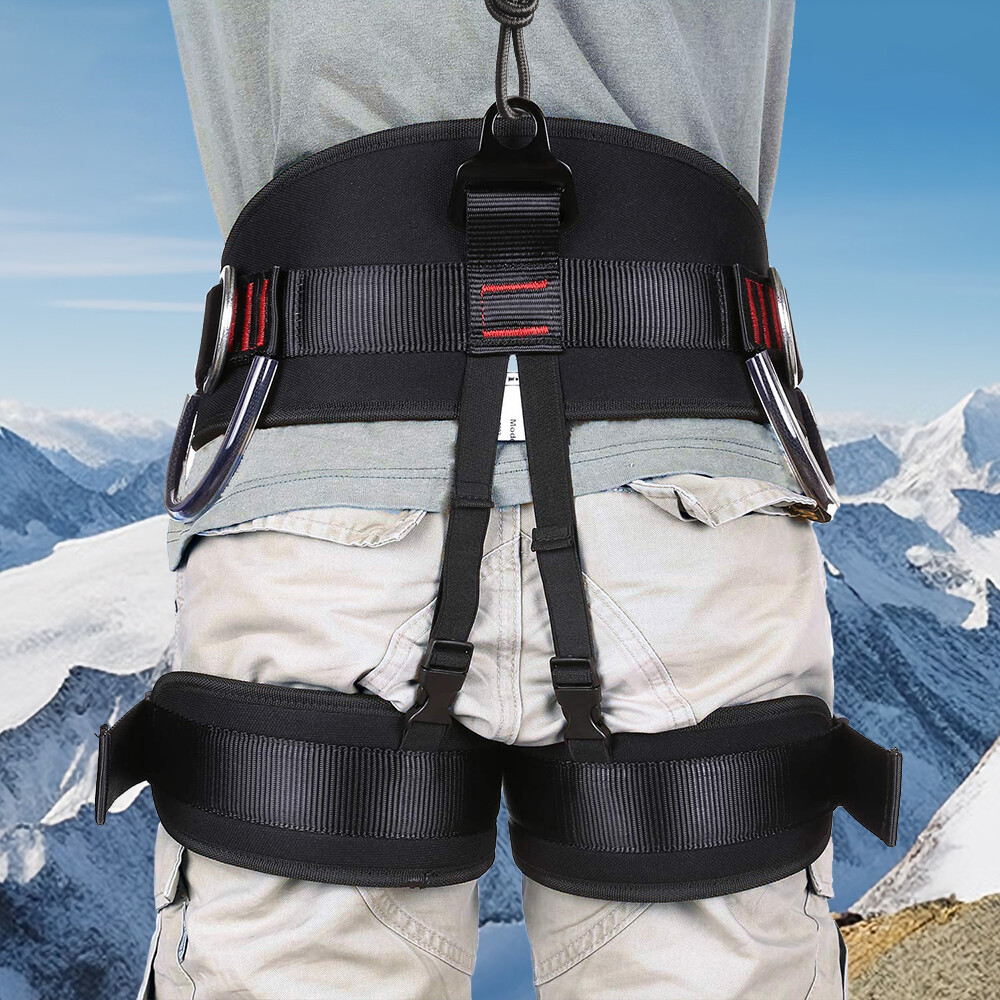 Rock Climbing Harness Strap Falling Protection Heavy Duty 25kN Harness Outdoor