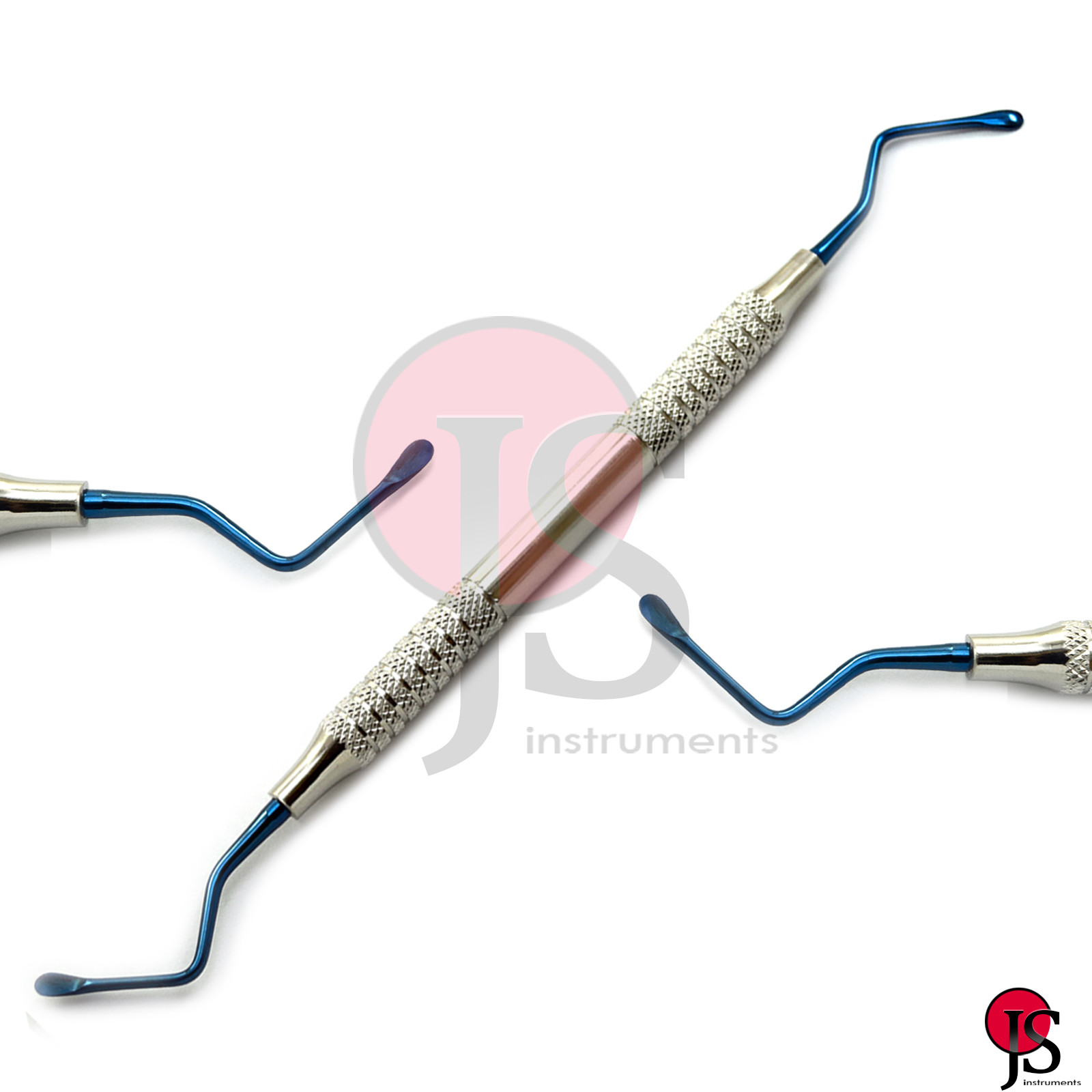 Periodontal Cyst Removal Soft Tissue Surgical Lucas Bone Curettes Blue Titanium