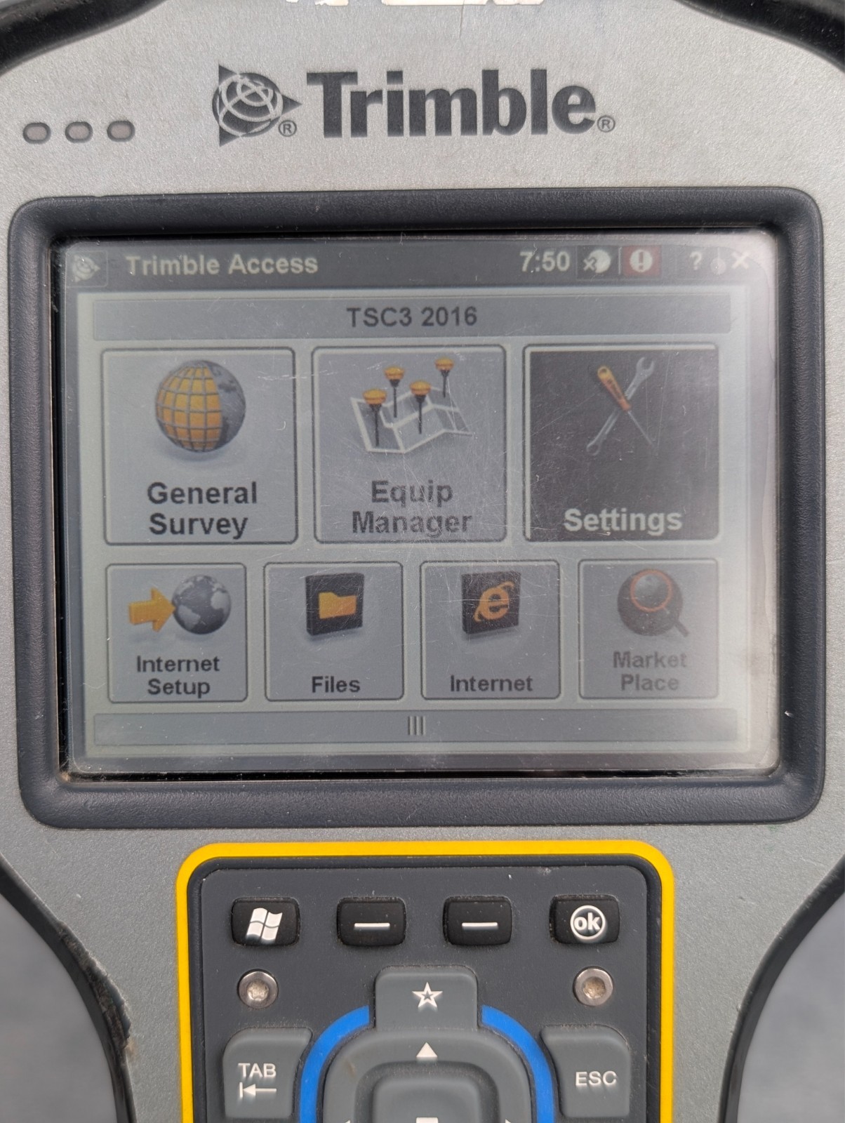 Trimble TSC3 Survey Controller Data Collector Trimble Access 2016 2.4GHz Radio