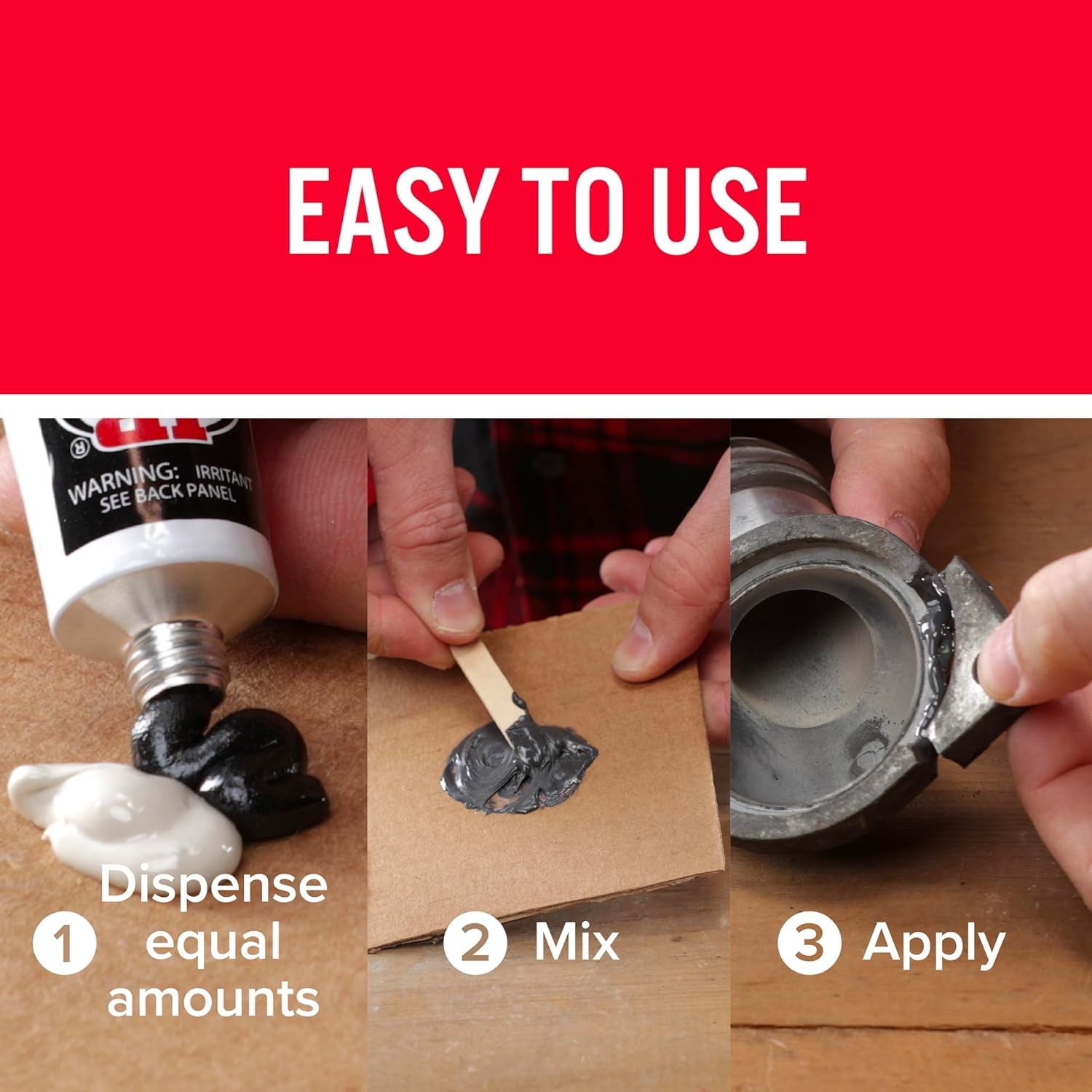 KwikWeld Twin Pack – 10 oz. High Strength Epoxy for Craft & Automotive Repair