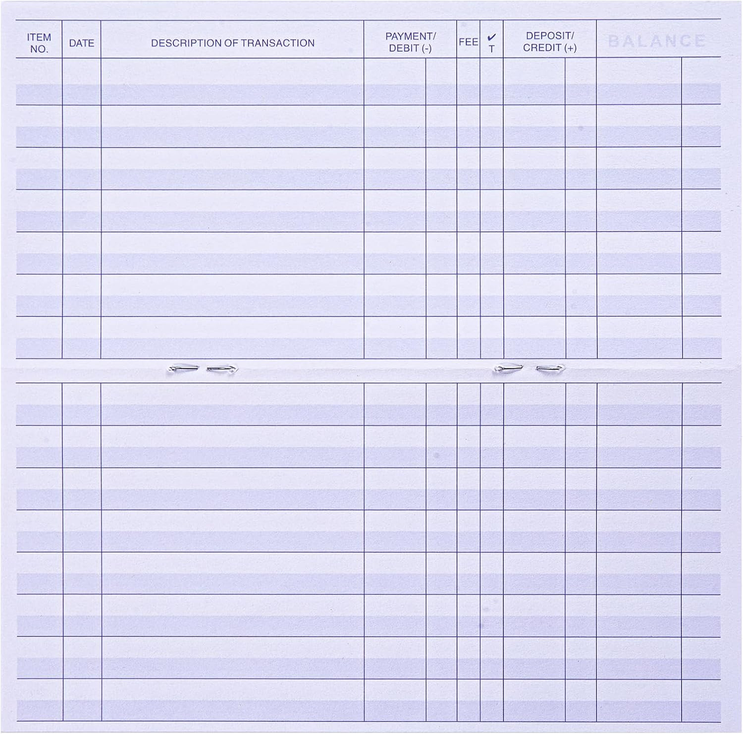 24 PCS Check Registers for Personal Checkbook, Easy to Read Checkbook Register