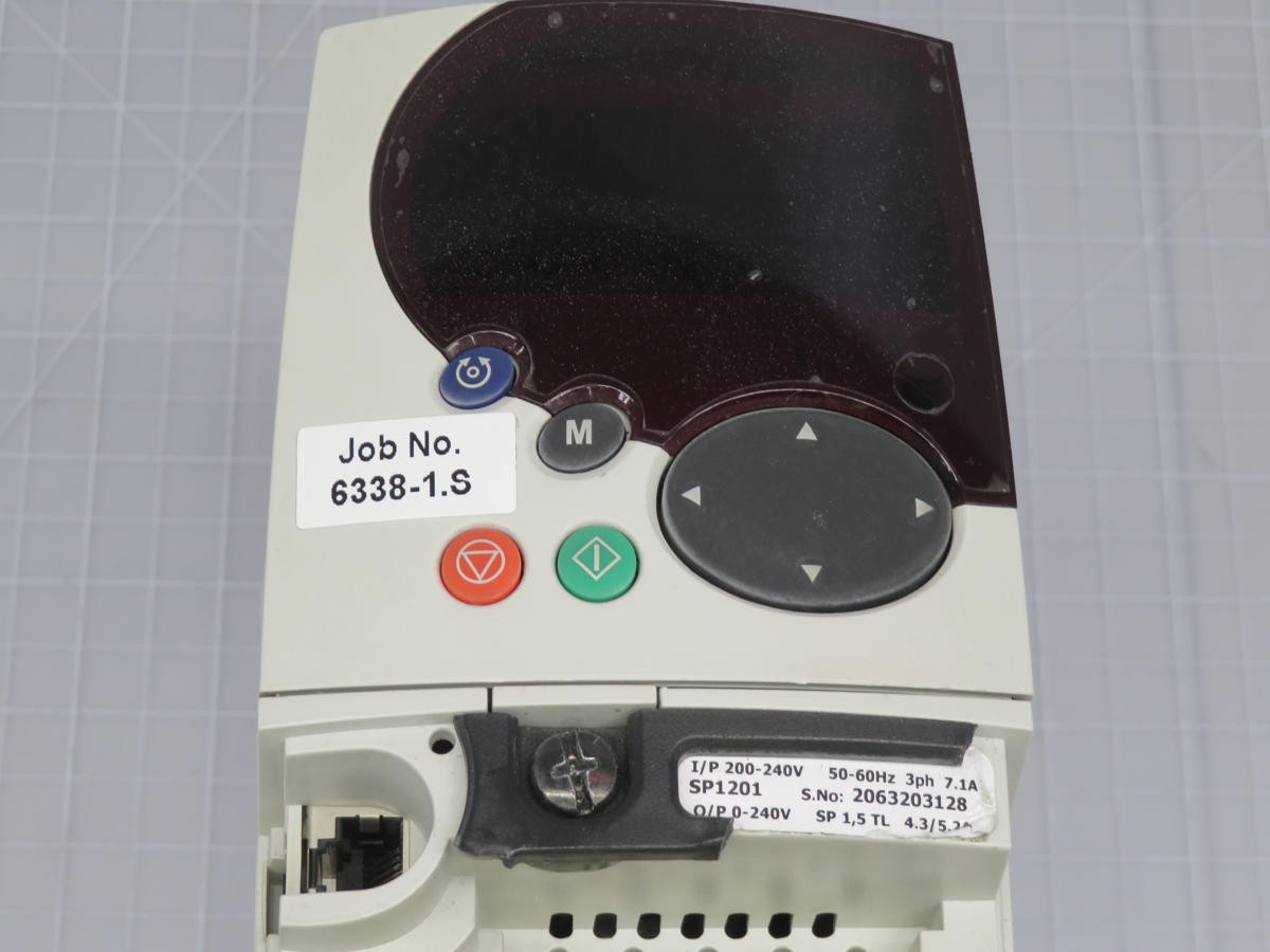 CONTROL TECHNIQUES SP1201 SERVO DRIVER 0-240 50-60 HZ 7.1 AMP 3 PH T196322