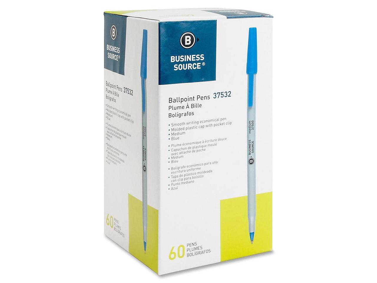 Business Source Bulk Pack Ballpoint Stick Pens