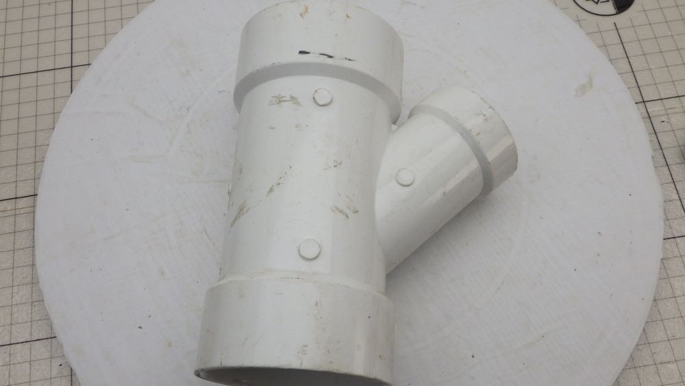 NIBCO 4810 3″ x 3″ x 2″ PVC DWV 45-Degree Wye Fitting All Hub C4810HD332
