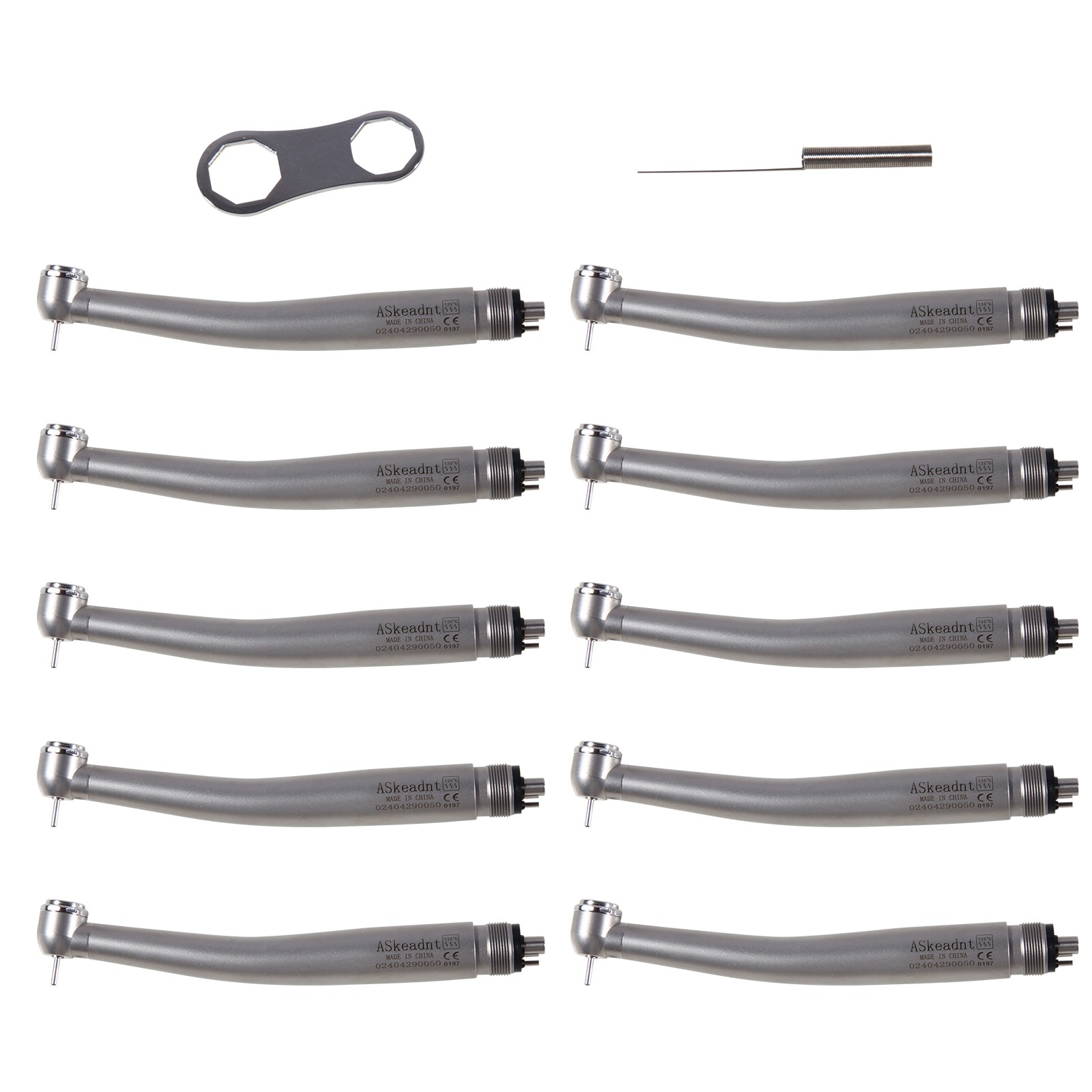 10* ADA4 Dental High Speed Handpiece Push Turbine 4 Holes Fit NSK Pana Max