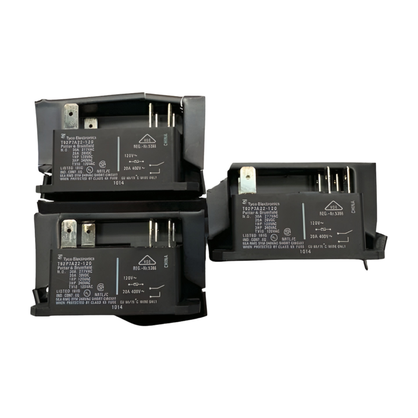 Tyco Electronics T92P7A22-120 Power Relay 6-Pin, 30A 277VAC, 20A 28VDC