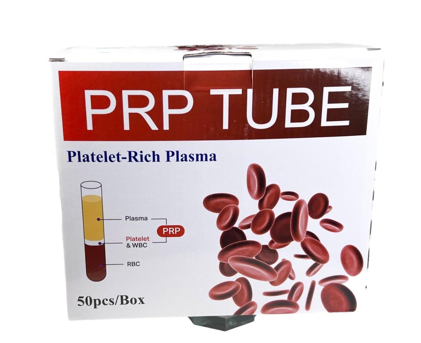 50 PCS Tubes 10ML Tube ACD and Gel+Anticoagulant