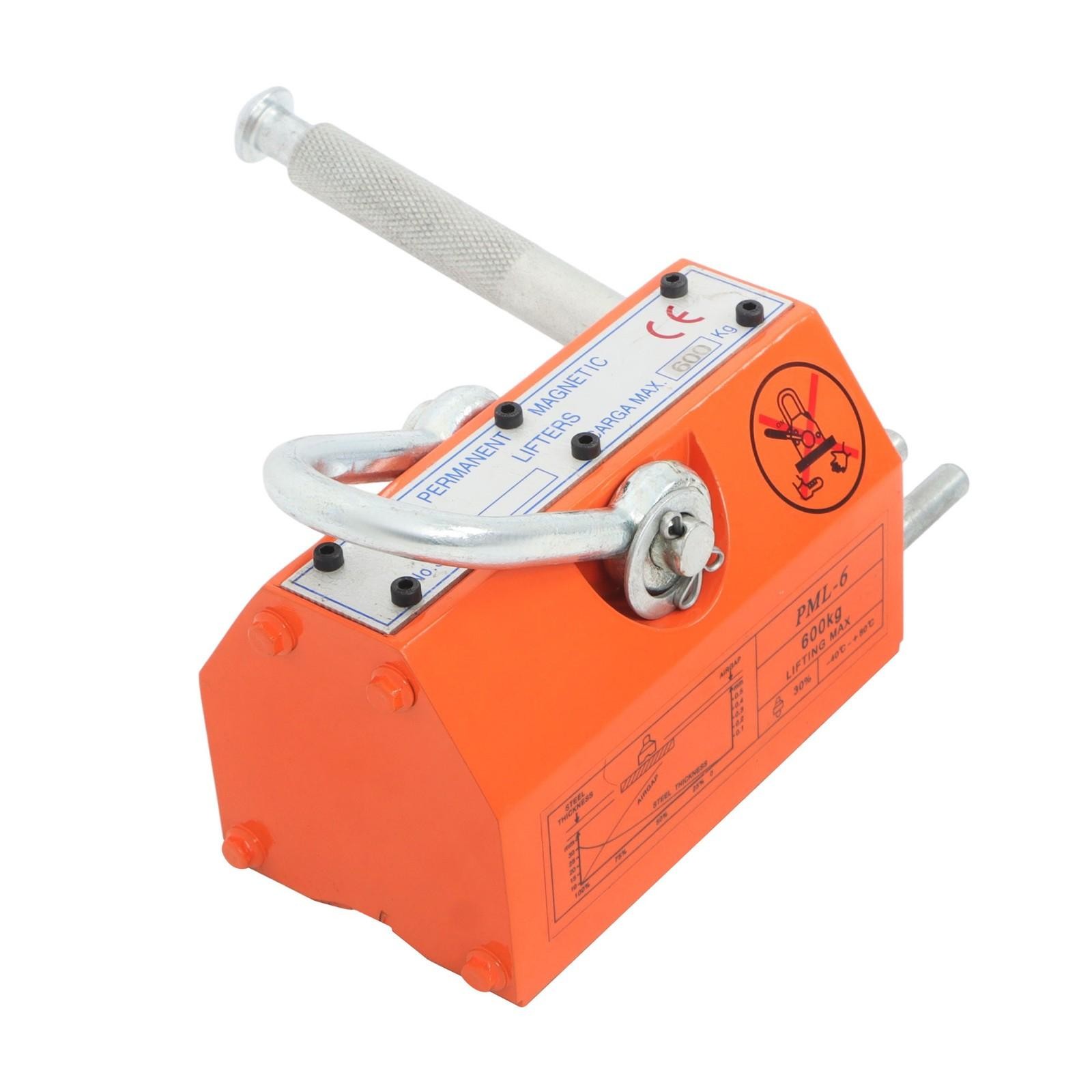 Magnetic Crane Permanent Magnetic Lifter 600Kg/1320Lbs Lifting Magnet Neodymium