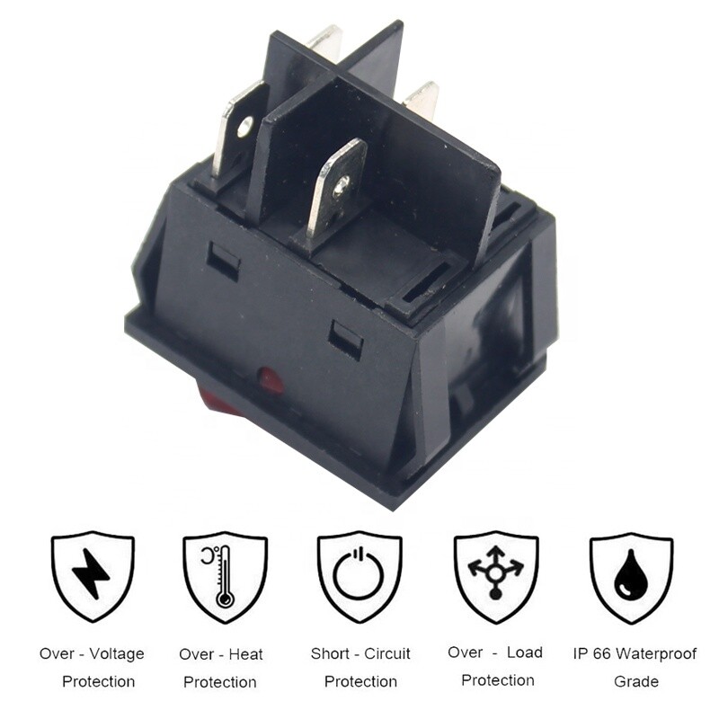 30A 250VAC welding machine kcd4 SPDT rocker switches QY604-201N-B
