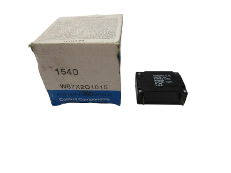 POTTER & BRUMFIELD W67X2Q1015 CIRCUIT BREAKER 15A NSMP