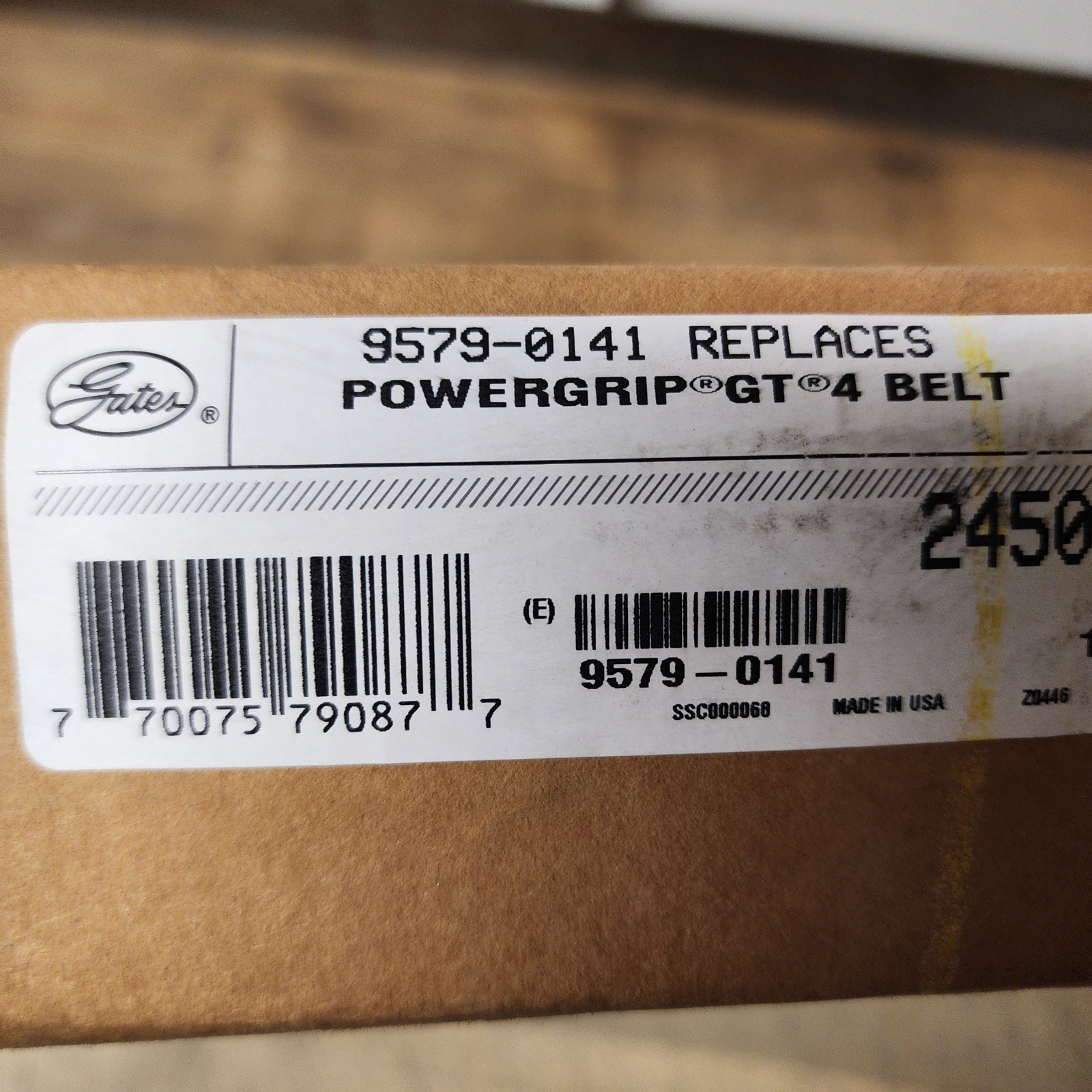 GATES POWERGRIP GT4 2450-14MGT-55 BELT