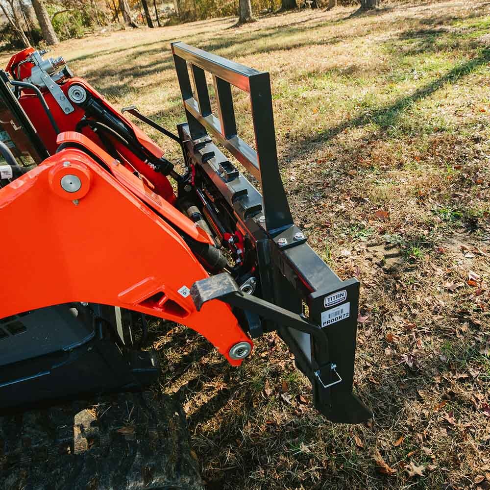 Titan Attachments Pro Series 84″ Root Rake Attachment, Universal SSQA, 100HP
