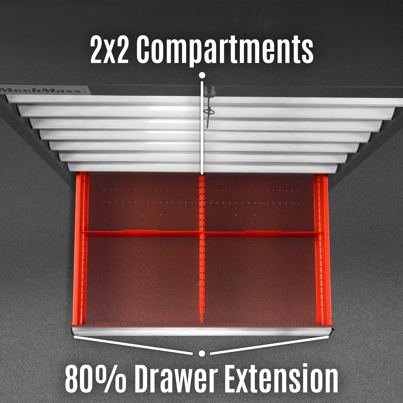 MechMaxx 9 Drawer Heavy Duty Drawer Cabinet Tool Storage Organizer, MD59B9