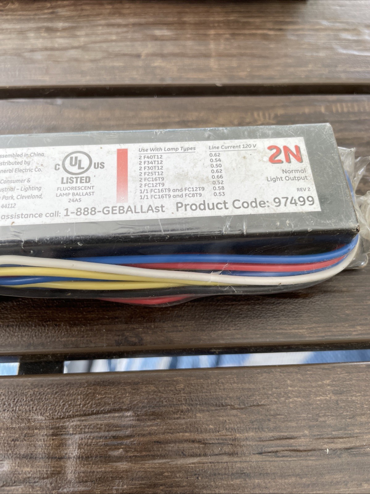 GE Proline Ballast: GE24ORS120-DIY, T12, 120 Volts, 60 Hz, Rapid Start (New)