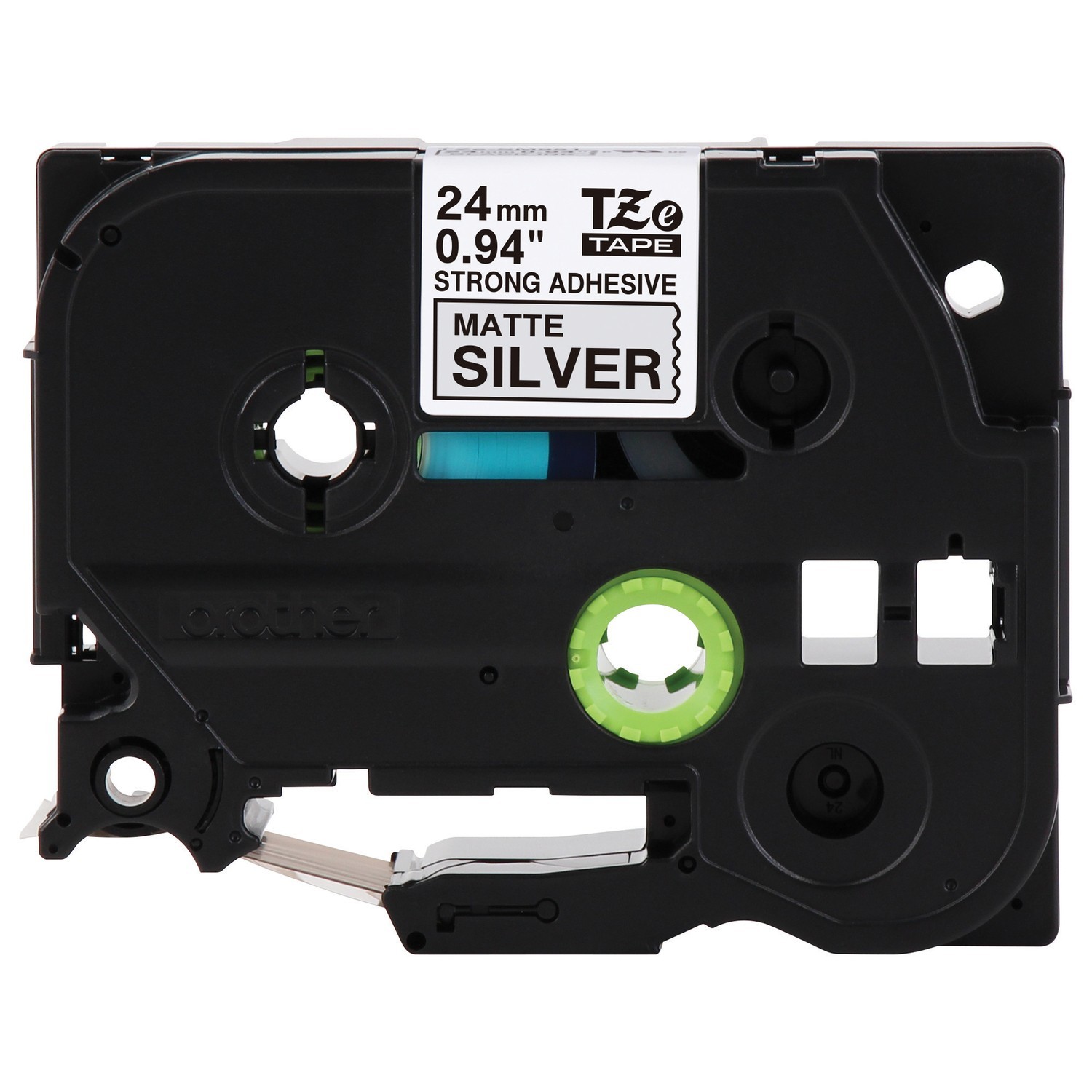 Genuine Brother TZe-S951 Strong Adhesive Black on Silver 24mm 1″ Label Tape