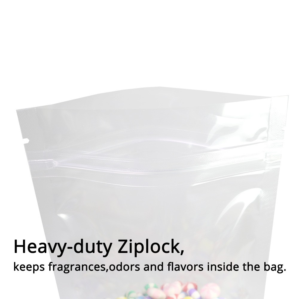 Multi Sizes Foil Mylar Stand Up Pouches Resealable Packing Bag for Coffee Beans