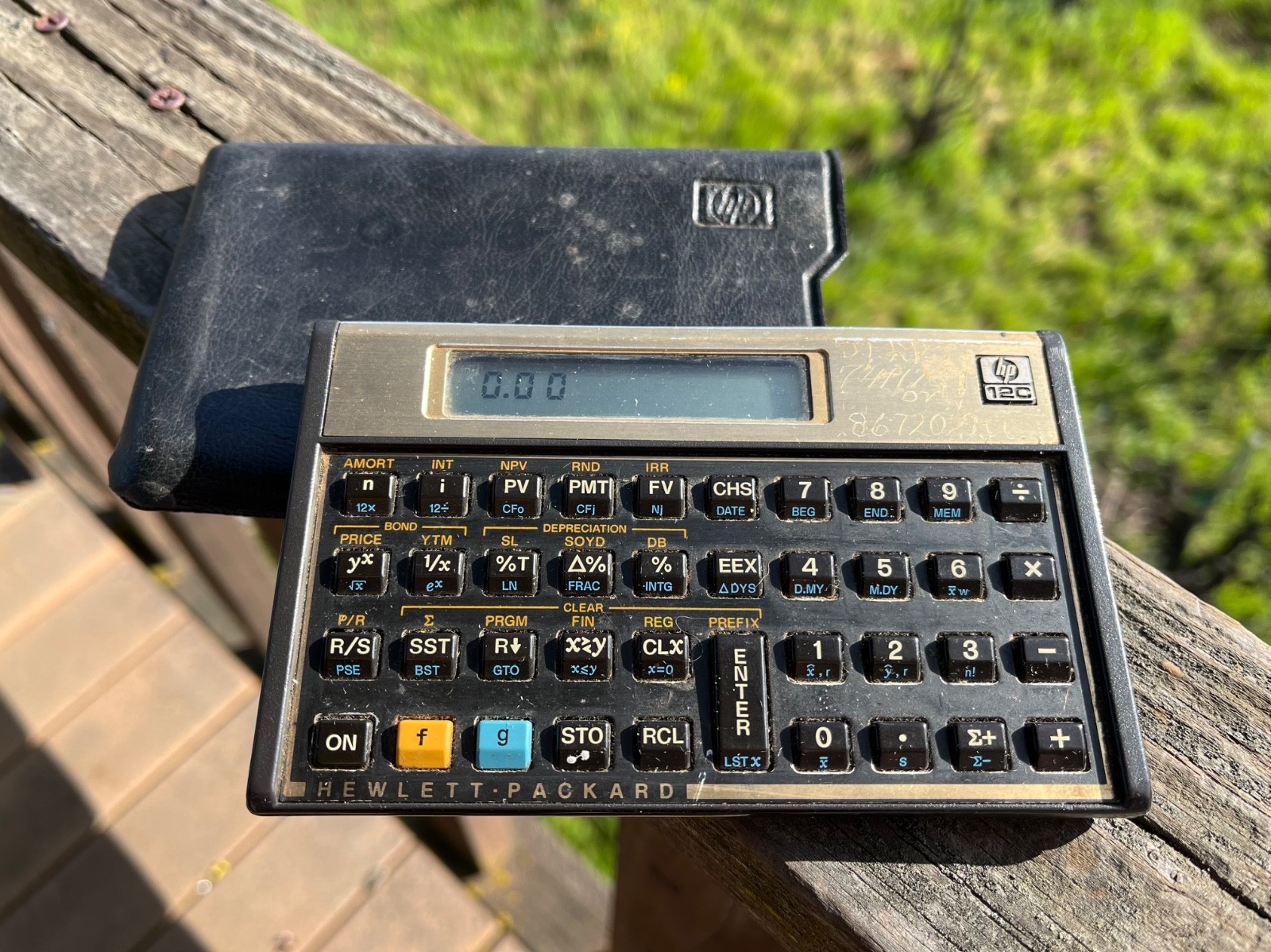 Hewlett Packard 12C Calculator Fully Tested New Batteries & Case