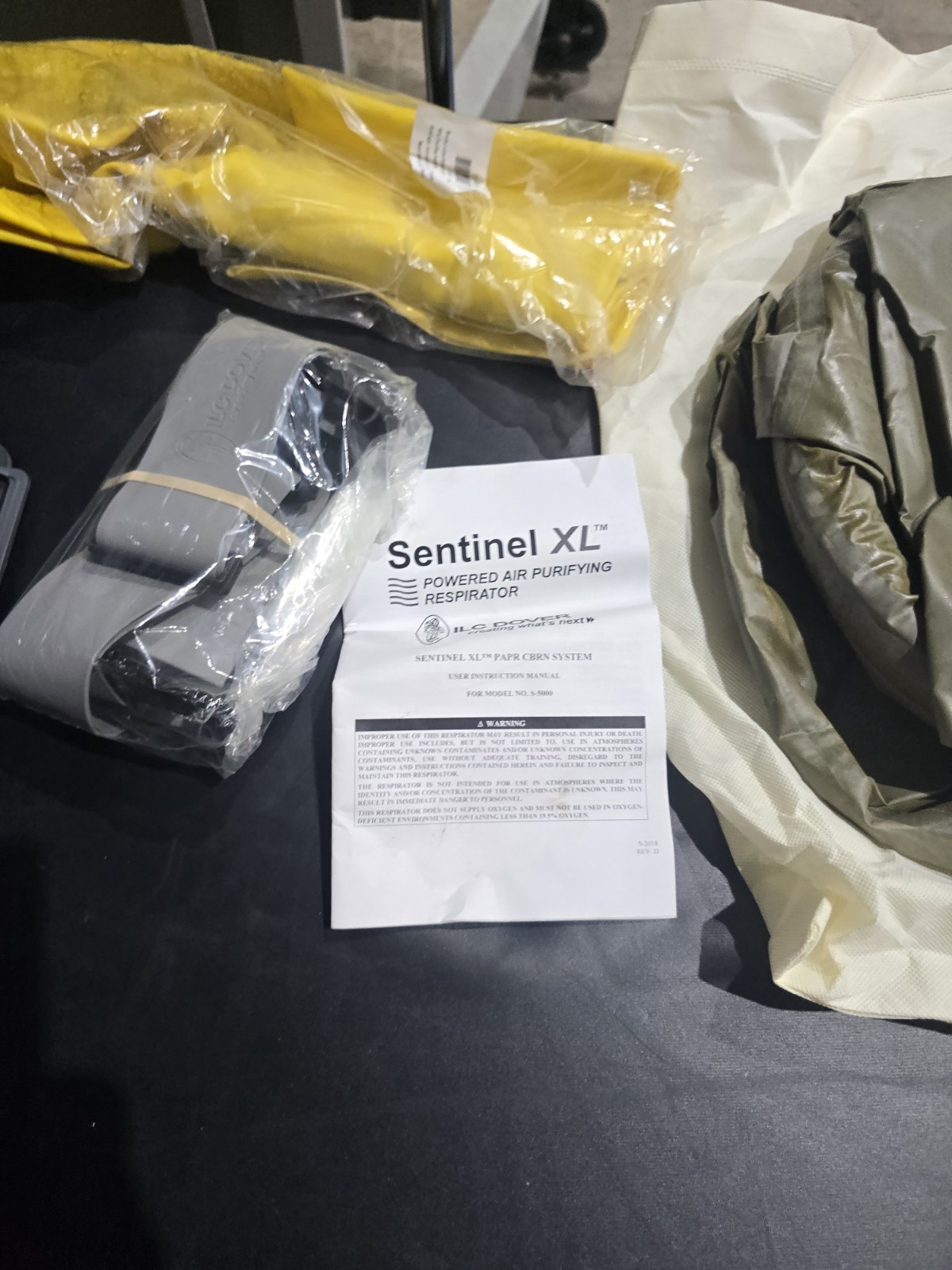 Sentinel XL S-5000-08 CBRN PAPR Chem/Bio/Rad/Nuclear Rated Respirator w/Backpack