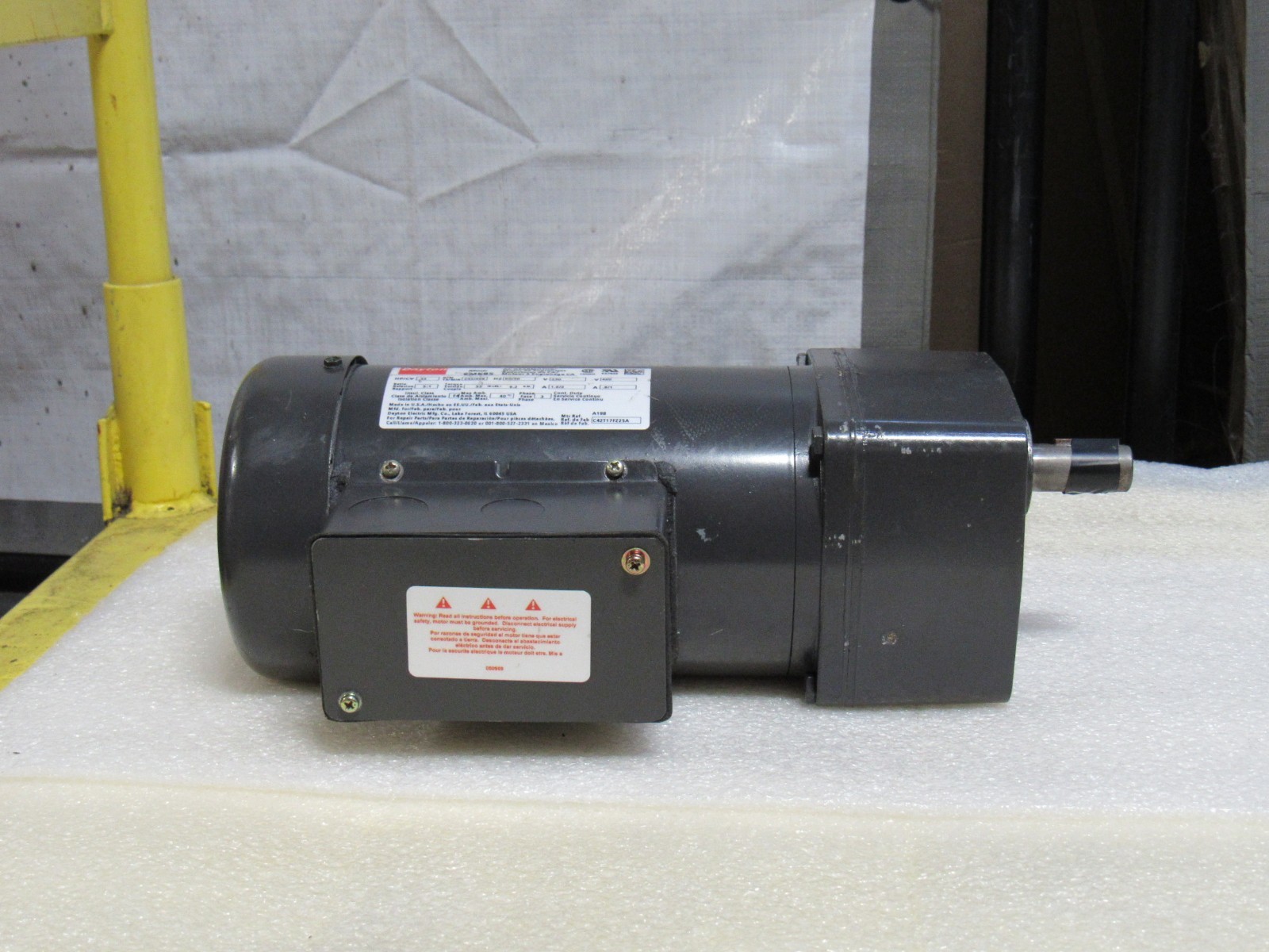 #4 Dayton 4M262J Condenser Fan Motor 1/3 Hp 208-230V 1Ph 825Rpm 48YZ Frame