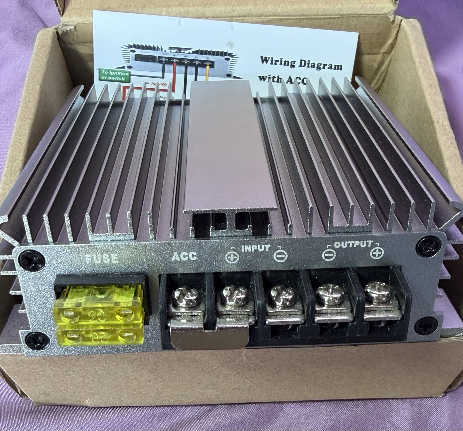 Waterproof DC 36V/48V To 12V 40A. Step-Down Power Supply