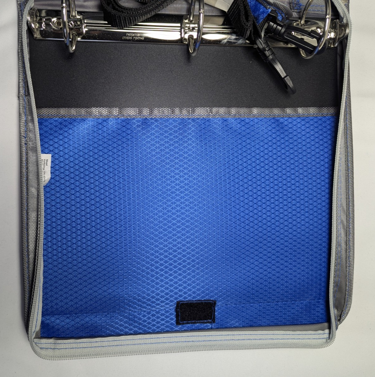 FIVE STAR Zipper Binder Blue & Black 2″ W/ Carrying Strap 2016 NEW College Work