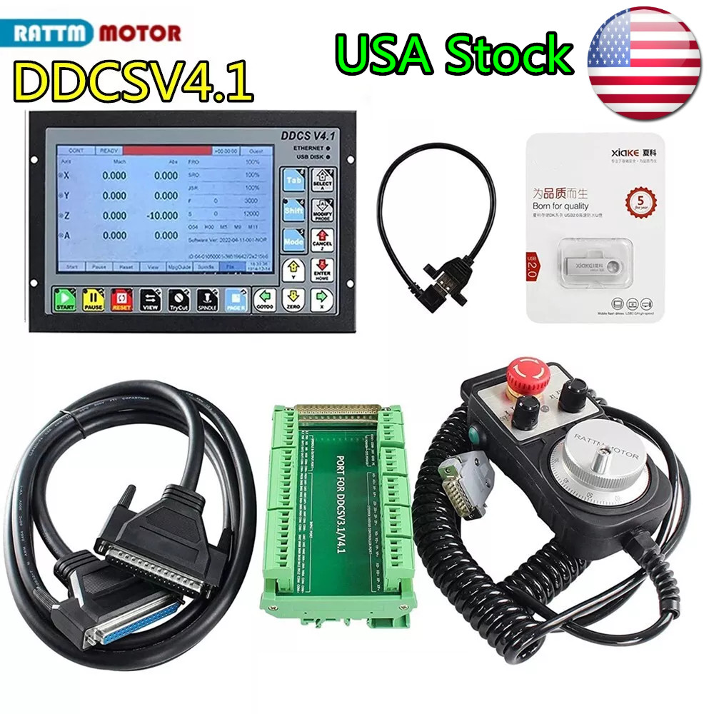 4 Axis Stand-alone Offline CNC Motion Controller DDCSV4.1 CNC Machine System&MPG